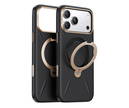 Etui do telefonów TORRAS QPRO Leather do iPhone 17 Pro Max (Ivory Black )